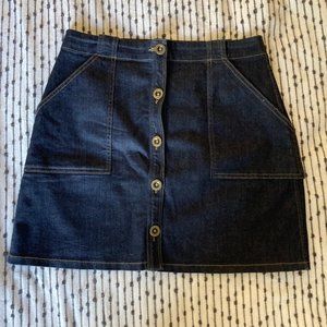 Banana Republic A-Line Denim Skirt